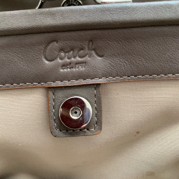 Coach Taupe Handbag & Wallet - Picture 9 of 10